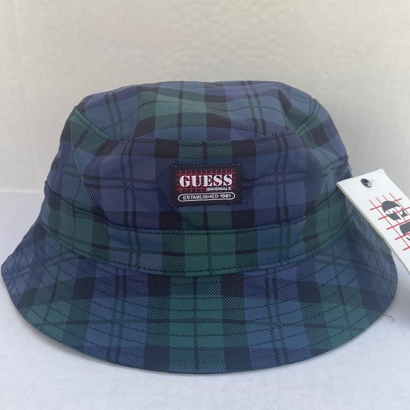 New GUESS ORIGINAL’S Logo Bucket Hat - Picture 1 of 5